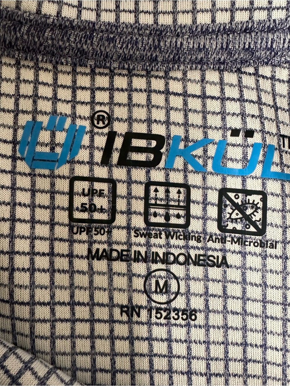 IBKUL Pullover Womens Medium Blue Mock Neck Zip Asymmetrical Golf Tennis UPF 50+ - Picture 2 of 12